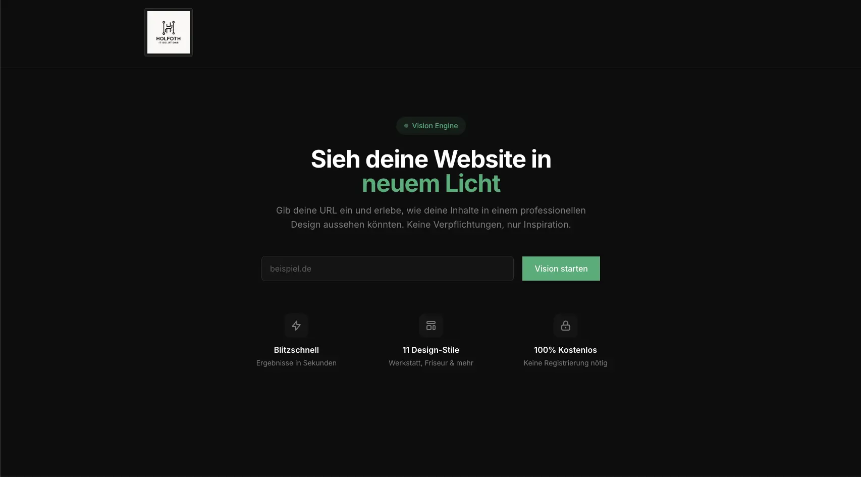 Entfessle das Potenzial deiner Website: Entdecke unseren neuen Design-Simulator „Vision“